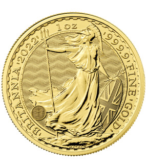 1 Unze Gold Britannia 2022 Goldmünze