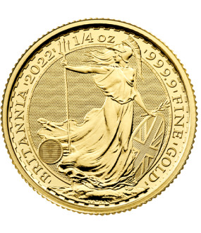 UK Gold Britannia - 1/4 oz - 2022