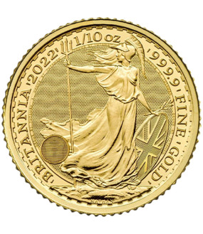 UK Gold Britannia - 1/10 oz - 2022