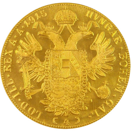 Austrian 4 Ducat - 13,76 gram gold