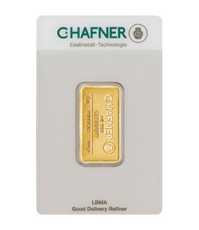 Gold Bar 5 gram - C. Hafner -