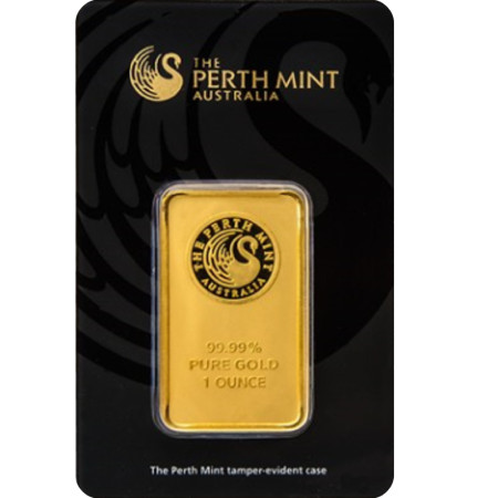1 Unze Goldbarren Perth Mint