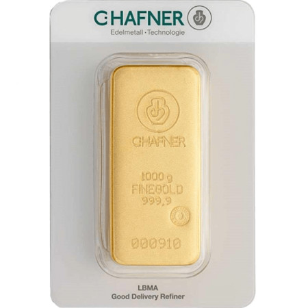 Gold Bar 1000 gram - C. Hafner -