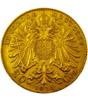 Austrian 20 Coronas - 6,10 gram gold