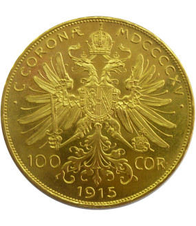 Austrian 100 Coronas - 30,49 gram gold