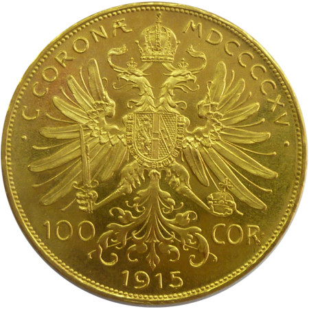 Austrian 100 Coronas - 30,49 gram gold