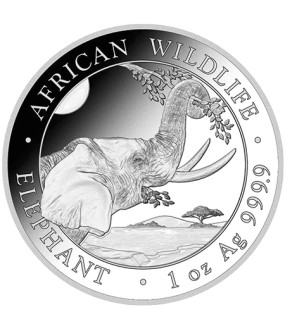 1 Unze Somalia Elefant 2023