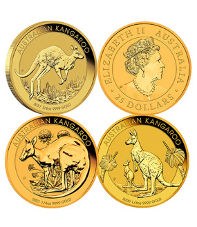 1/4 Unze Gold Australien Känguru - diverse Jahrgänge