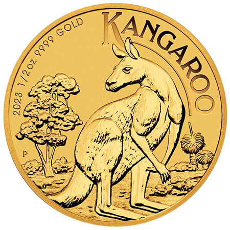 Australian Gold Kangaroo - 1/2 oz - 2023