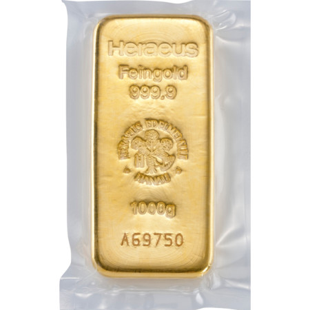 1 kg Goldbarren - verschiedene Hersteller