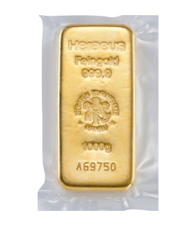 Gold Bar 1000 gram - Heraeus -