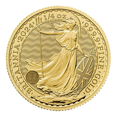 UK Gold Britannia - 1/4 oz - 2024