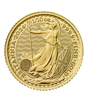 1/10 Unze Gold Britannia 2024