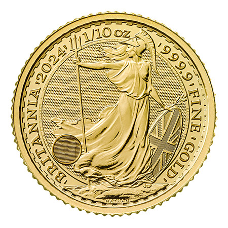 UK Gold Britannia - 1/10 oz - 2024