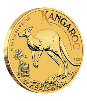 Australian Gold Kangaroo - 1 oz - 2024