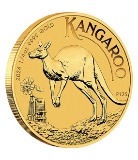1/4 Unze Gold Australien Känguru 2024
