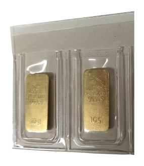 2,5 g Goldbarren - verschiedene Hersteller