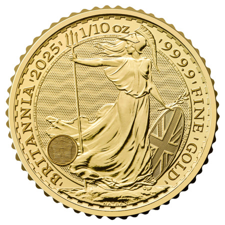 UK Gold Britannia - 1/10 oz - 2025