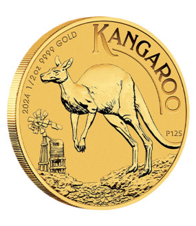 1/2 Unze Gold Australien Känguru 2024