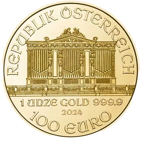 1 Unze Gold Wiener Philharmoniker 2024