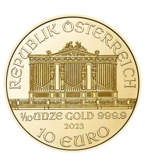 1/10 Unze Gold Wiener Philharmoniker 2024