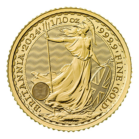 1/10 Unze Gold Britannia 2024