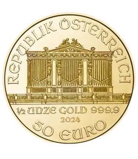 1/2 Unze Gold Wiener Philharmoniker 2025