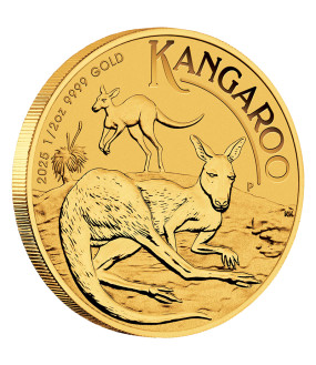 1/2 Unze Gold Australien Känguru 2025