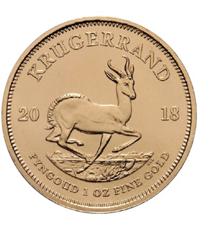 S. African Krugerrand - 1 oz - mixed years