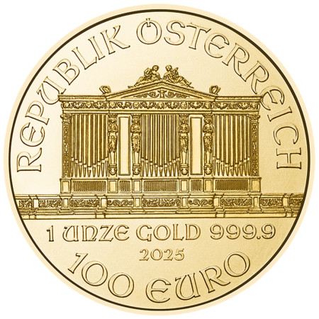 1 Unze Gold Wiener Philharmoniker 2025