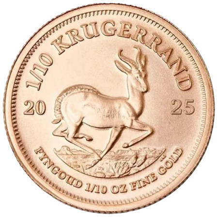 S. African Krugerrand - 1/10 oz - 2025