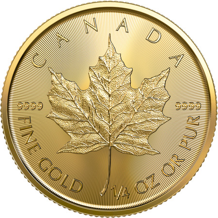 1/4 Unze Gold Maple Leaf diverse Jahrgänge