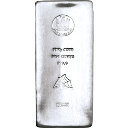 Fiji Silver Bar 15,000 gram - Argor Heraeus -