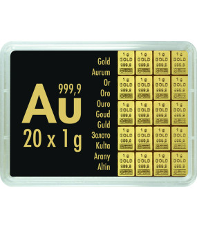 20 x 1 g Combibar Valcambi