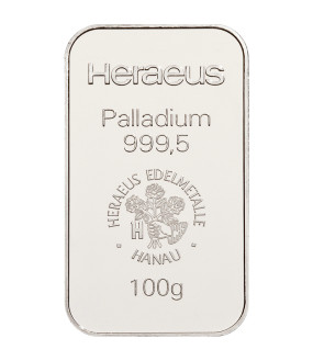 100 g Palladium Barren Heraues